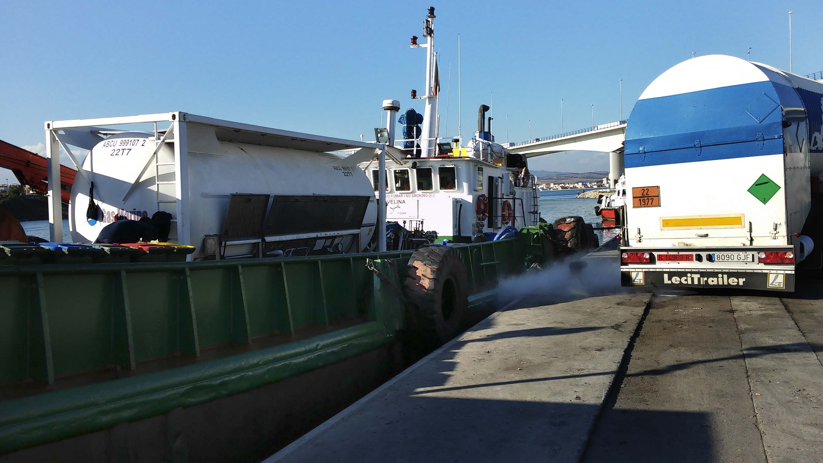 Transporte de nitrógeno líquido